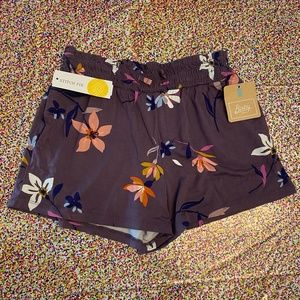 New Girls soft drawstring shorts with pockets.